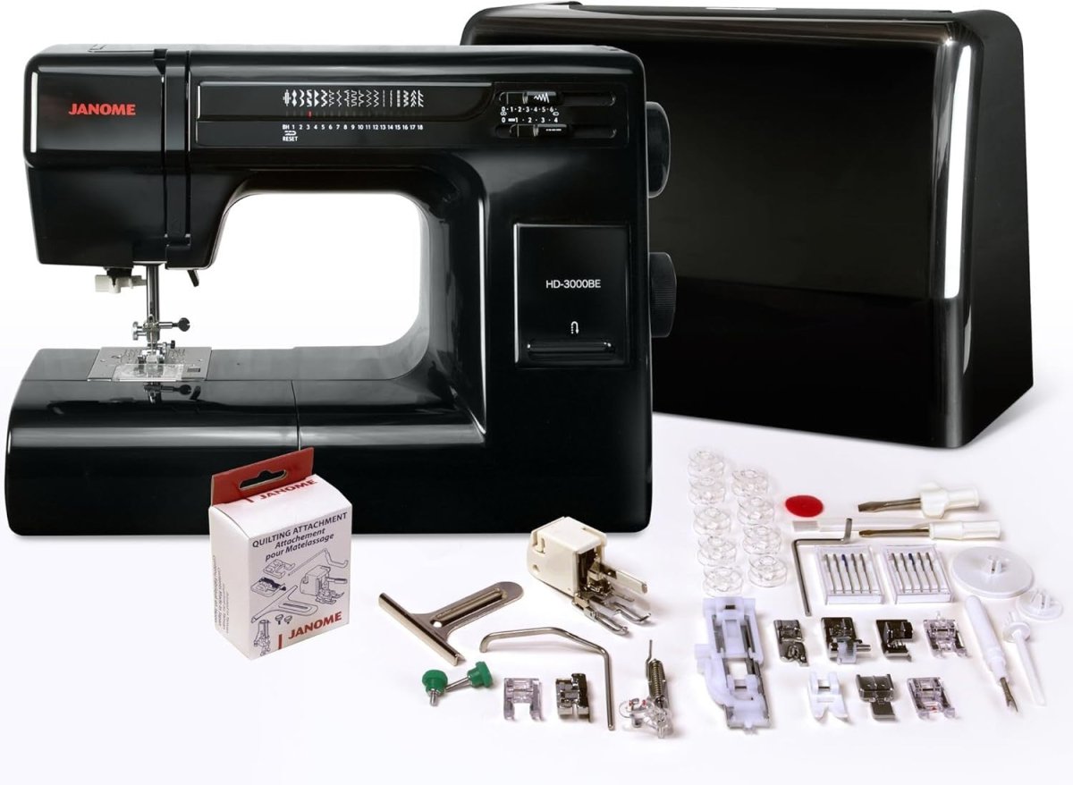 Heavy Duty Sewing Machine 18 Stitches Auto Threader Free Arm LED - Kwikley