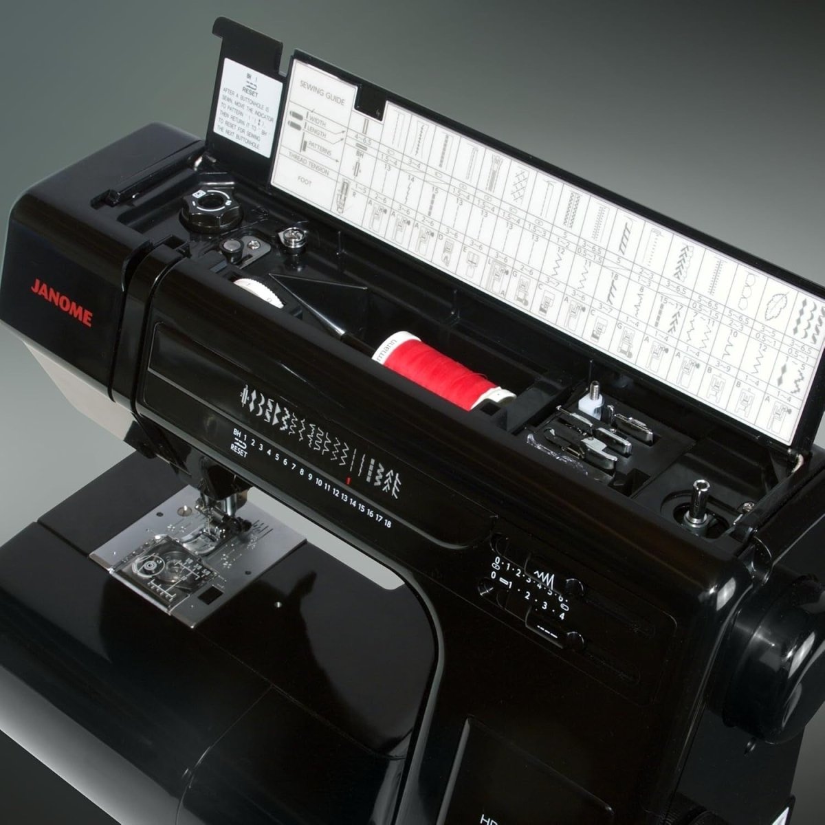 Heavy Duty Sewing Machine 18 Stitches Auto Threader Free Arm LED - Kwikley