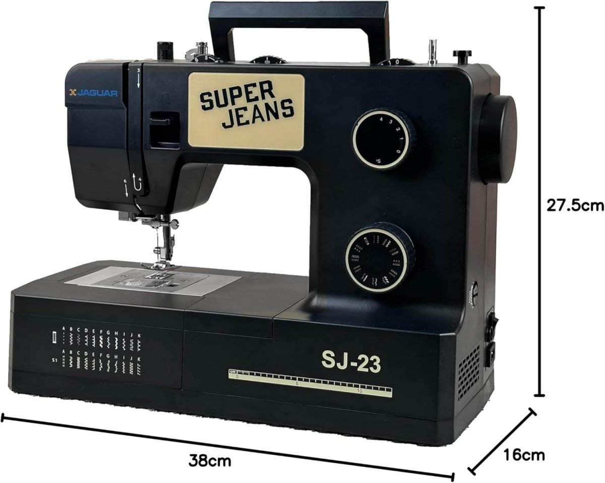 Heavy Duty Sewing Machine 23 Stitch Auto Threader Denim LED Light - Kwikley