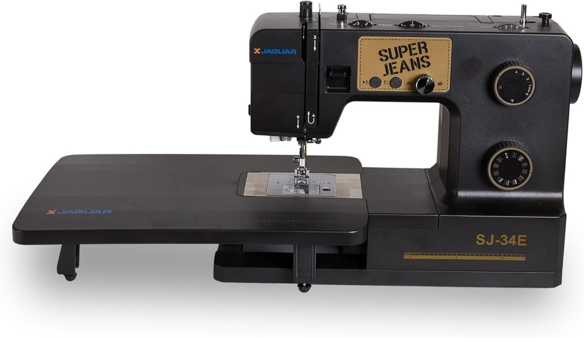 Heavy Duty Sewing Machine 34 Stitches Auto Threader Extension Table - Kwikley