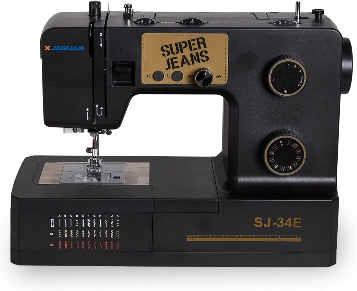Heavy Duty Sewing Machine 34 Stitches Auto Threader Extension Table - Kwikley