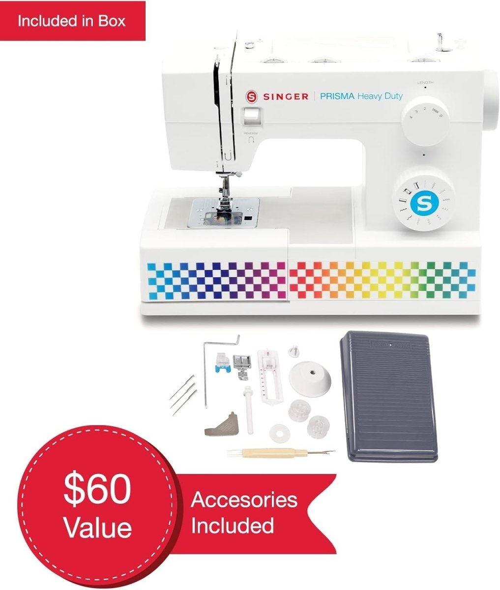 Heavy Duty Sewing Machine 69 Stitch Apps 1100 SPM Free Arm LED - Kwikley