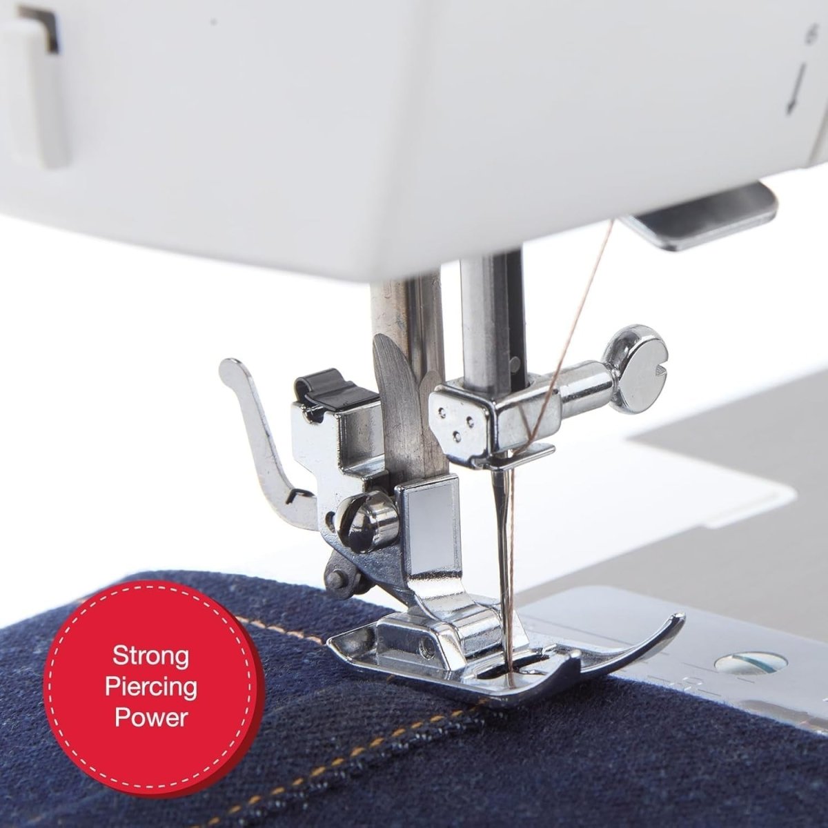 Heavy Duty Sewing Machine 69 Stitch Apps 1100 SPM Free Arm LED - Kwikley