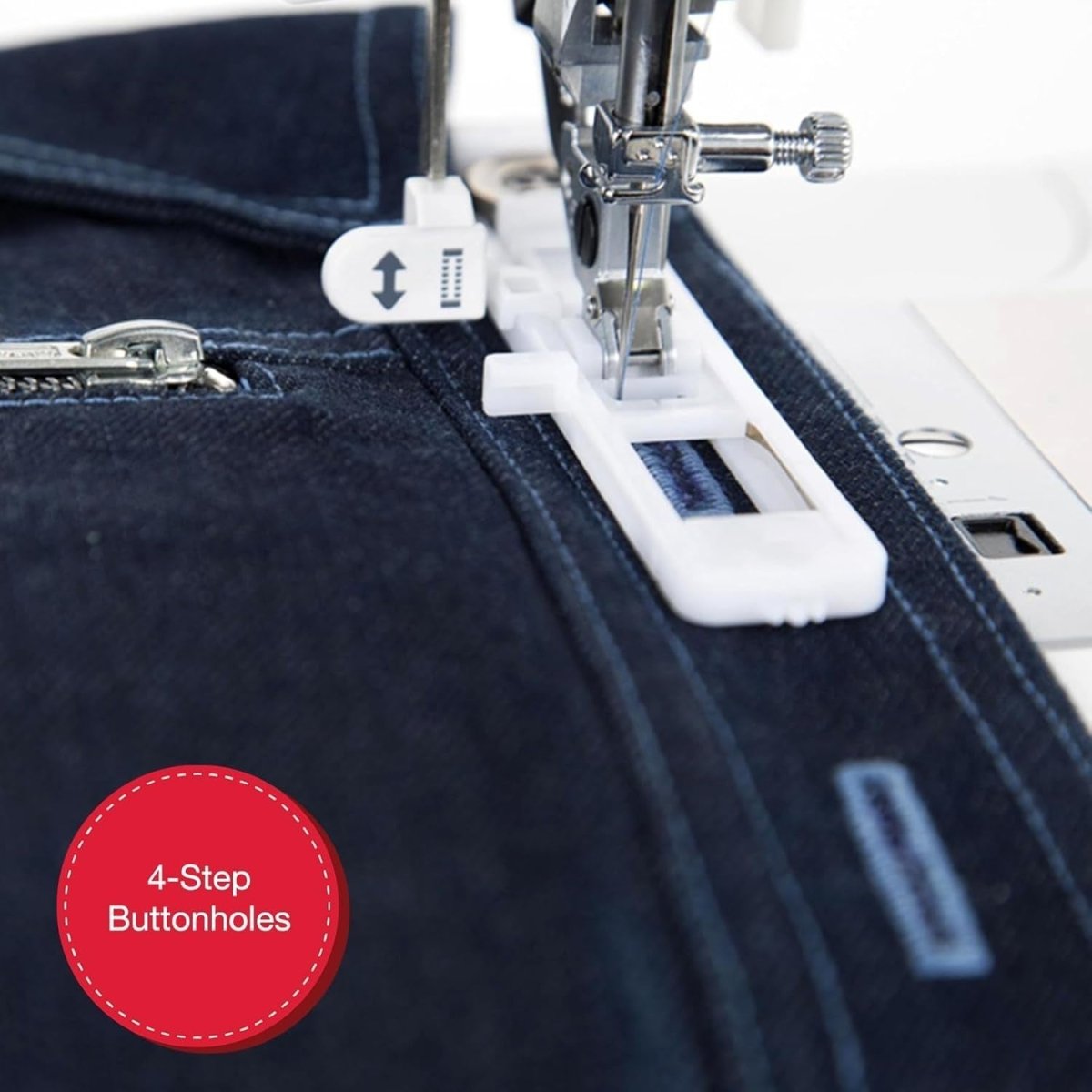 Heavy Duty Sewing Machine 69 Stitch Apps 1100 SPM Free Arm LED - Kwikley