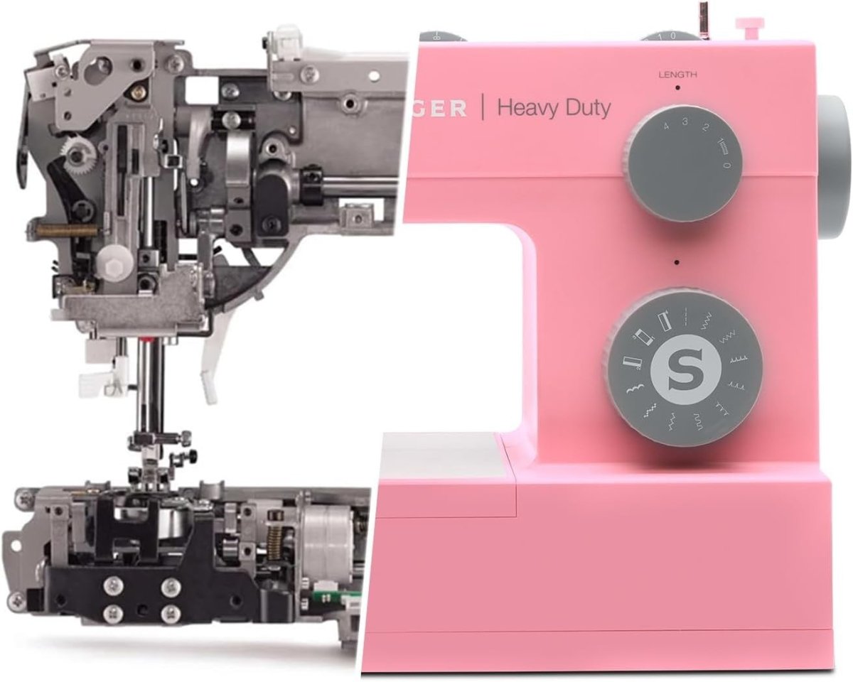 Heavy Duty Sewing Machine 69 Stitch Apps 1100 SPM Pink Edition - Kwikley