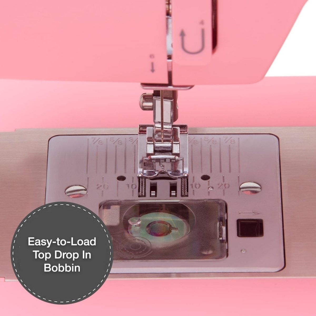 Heavy Duty Sewing Machine 69 Stitch Apps 1100 SPM Pink Edition - Kwikley