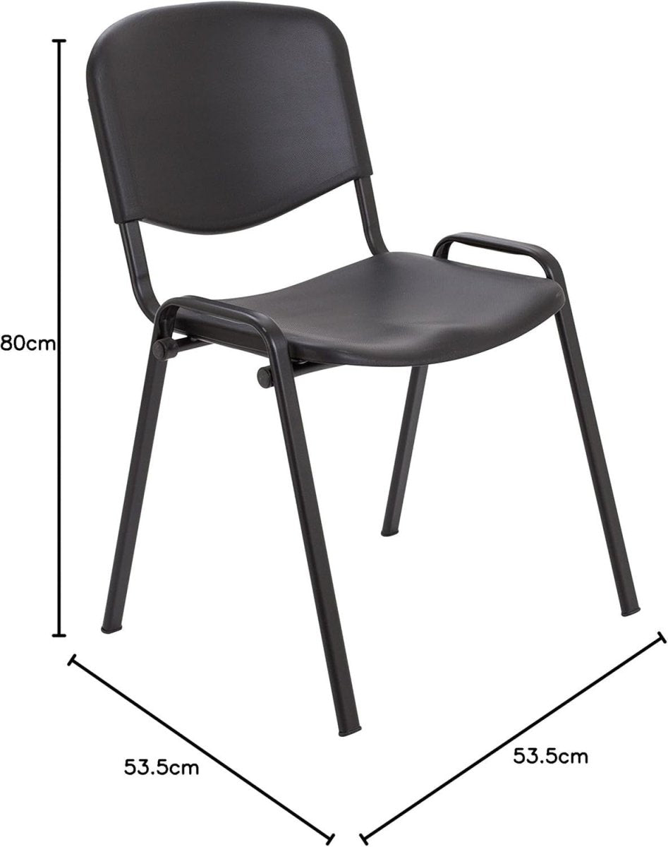 Heavy Duty Stackable Canteen Chair – Wipe Clean, Robust Office SeatingHeavy Duty - Kwikley