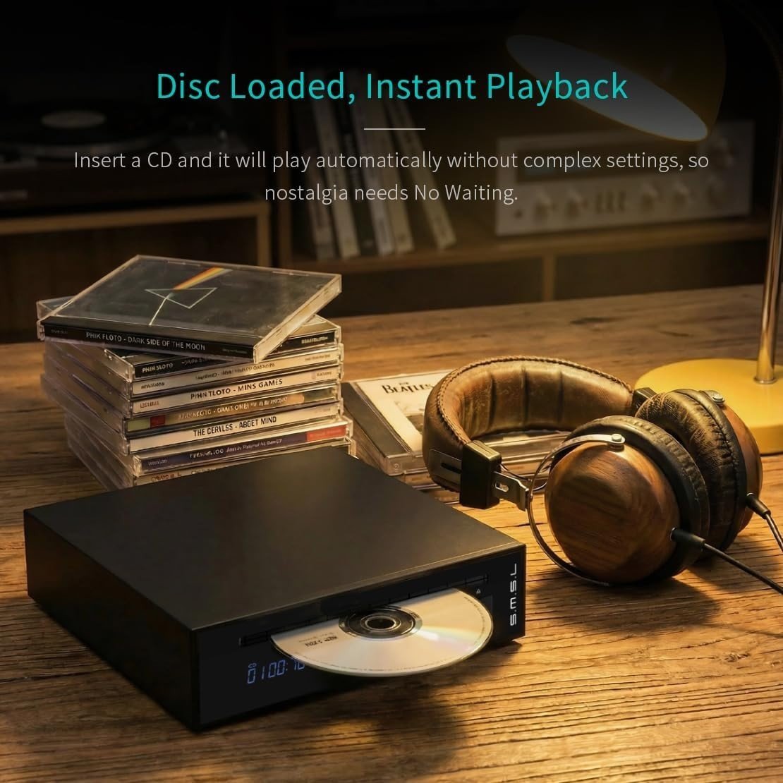 HiFi CD Player Bluetooth DAC USB Ripper Balanced Output Optical Coax - Kwikley