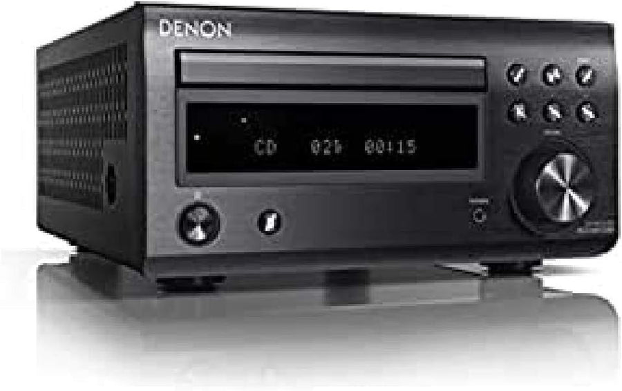 HiFi Receiver CD Player Bluetooth DAB+ FM 2x30W Optical Inputs Black - Kwikley