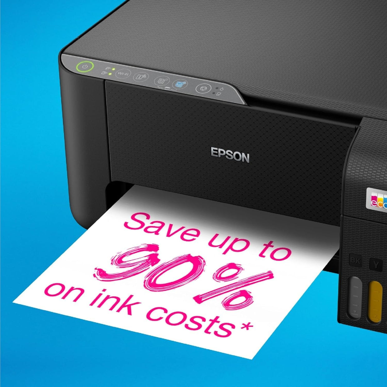 High - Capacity A4 Wireless Inkjet Printer with Fast Colour Printing 70ch - Kwikley