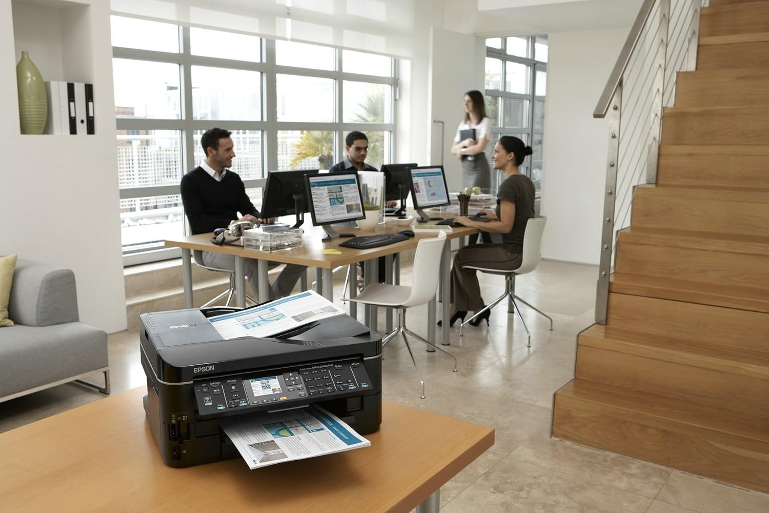 High Speed A4 Office All - In - One Printer WiFi Duplex Scan Copy Fax - Kwikley