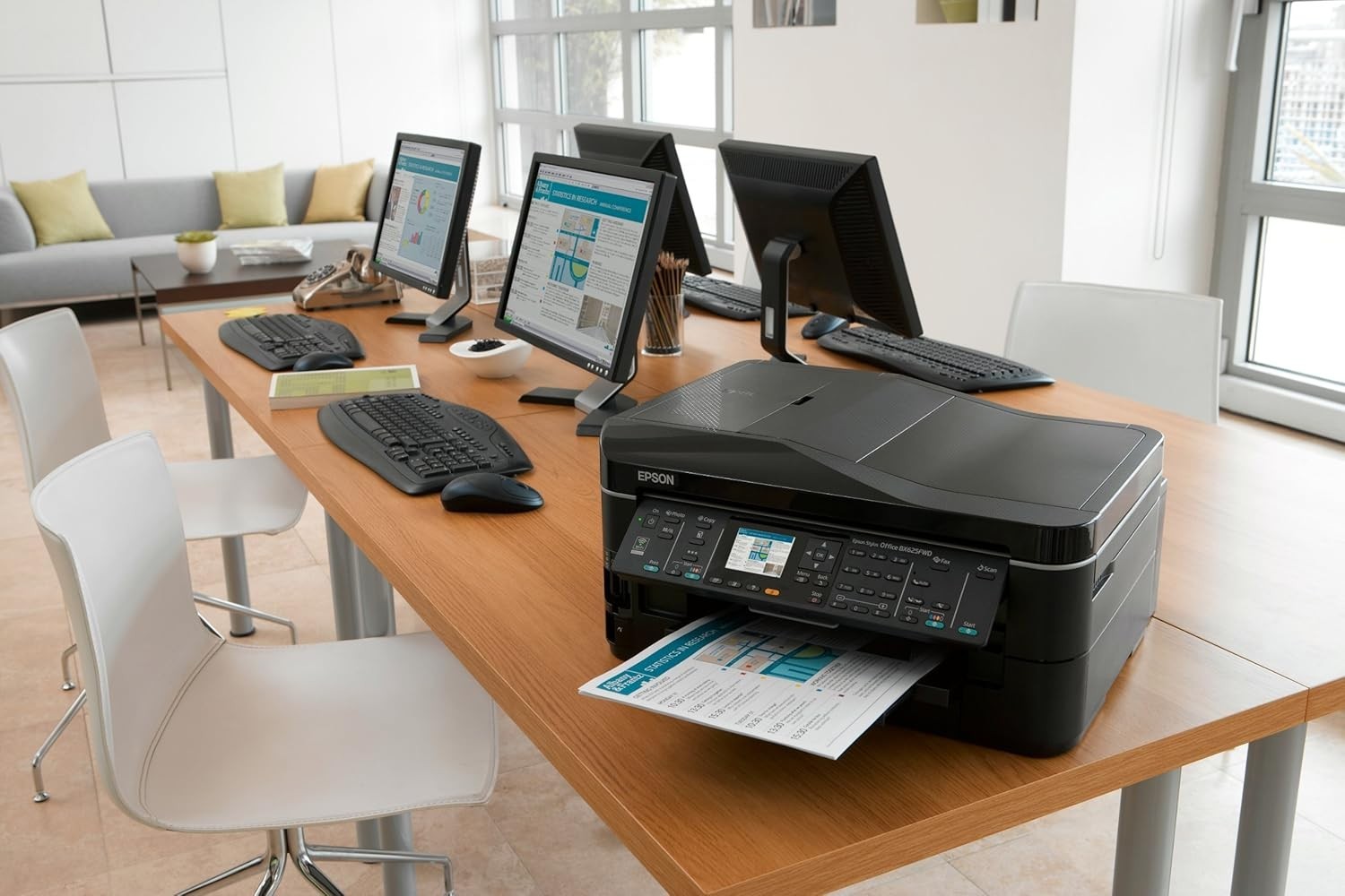 High Speed A4 Office All - In - One Printer WiFi Duplex Scan Copy Fax - Kwikley