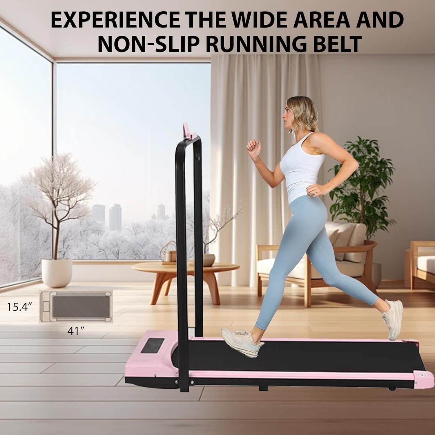Holywarm 2 - in - 1 Under Desk Treadmill 12km/h Portable LCD Bluetooth Speaker - Kwikley