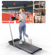 Home Folding Treadmill 12KPH with App, Walking Running & Smart Features - Kwikley