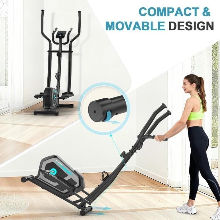 Home Gym 3 - in - 1 Elliptical Cross Trainer 16 - Level Magnetic Resistance - Kwikley