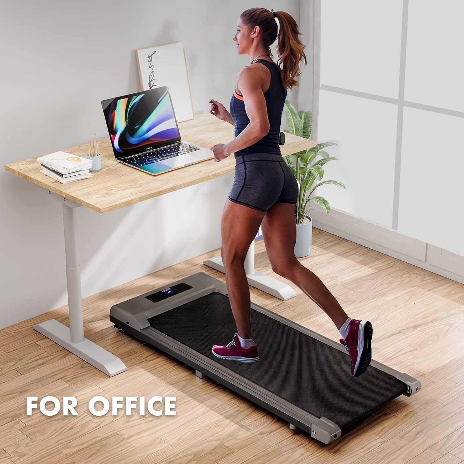 Home Office Walking Treadmill Foldable with Remote & LED Display - Kwikley