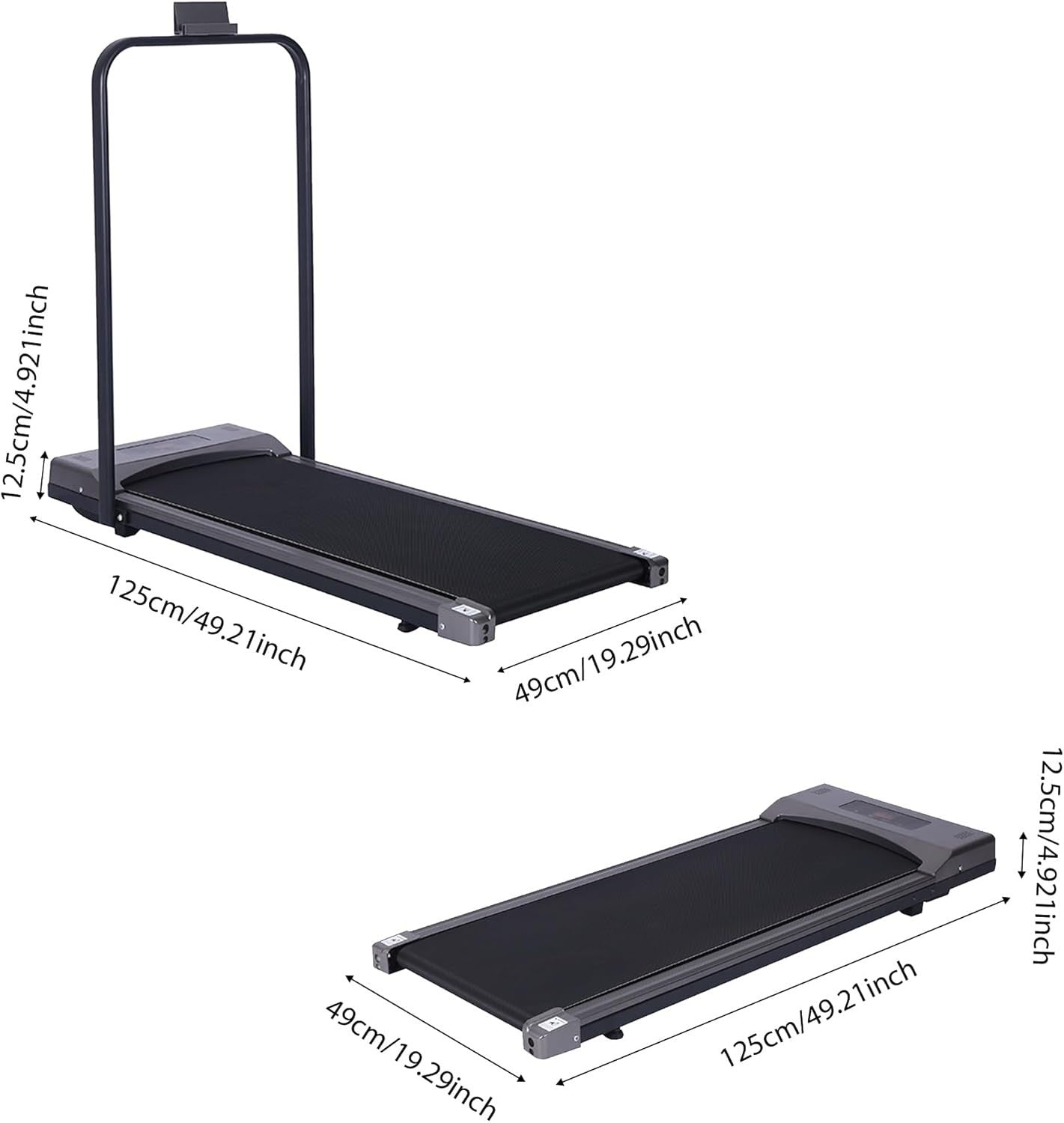 Home Office Walking Treadmill Foldable with Remote & LED Display - Kwikley