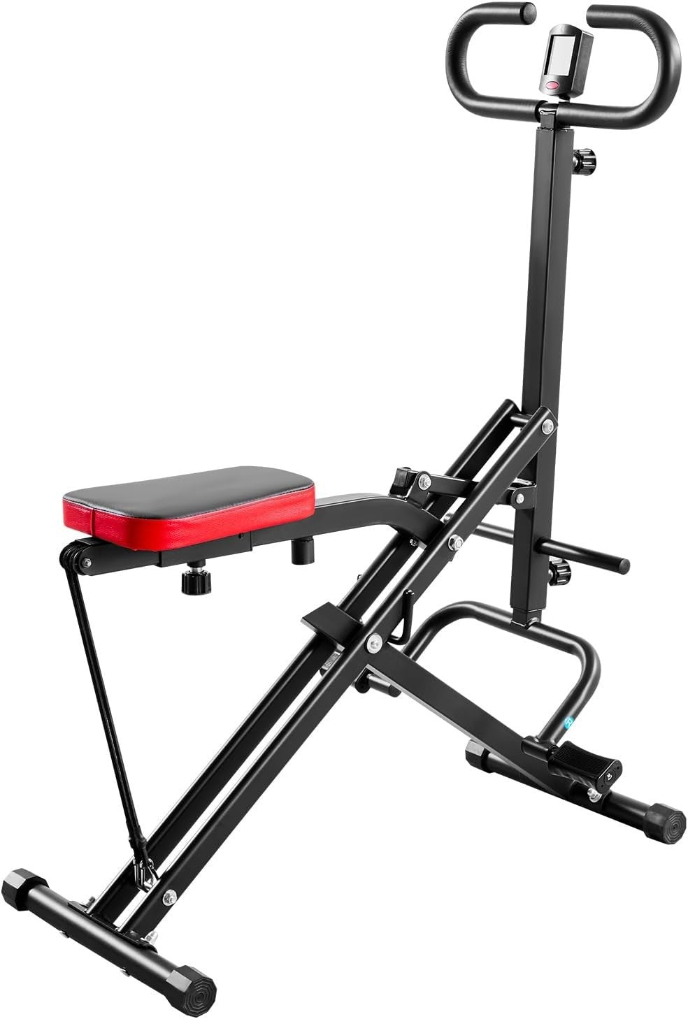 Home Squat & Row Trainer Foldable Glute Leg Machine with Adjustable Resistance - Kwikley