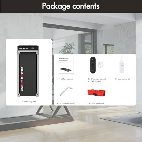 Home Treadmill 3.2HP 4% Incline LED Display Bluetooth Portable - Kwikley