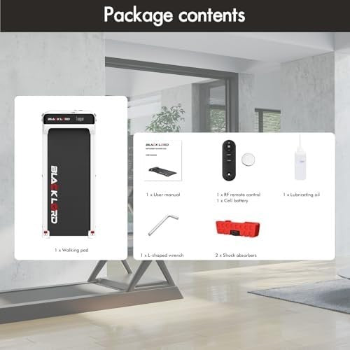 Home Walking Treadmill 3.2HP 4% Incline LED Display Bluetooth Portable - Kwikley