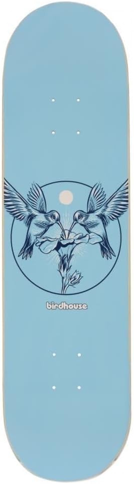 Hummingbird Logo Custom Complete Skateboard 8.25" Blue 52mm Wheels - Kwikley