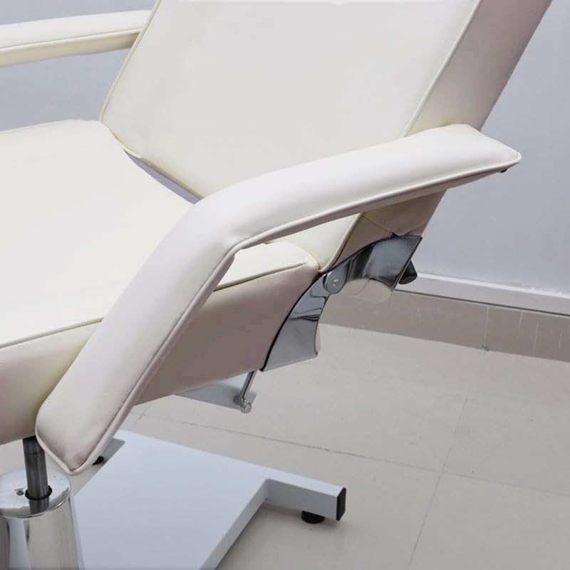 Hydraulic Adjustable Beauty Bed 3 - Section Massage Table Lash Tattoo Chair White - Kwikley