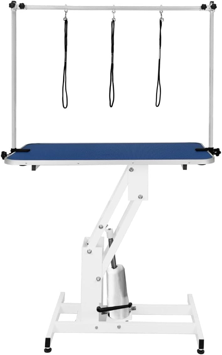 Hydraulic Dog Grooming Table Height Adjustable Heavy Duty 180kg Lift - Kwikley