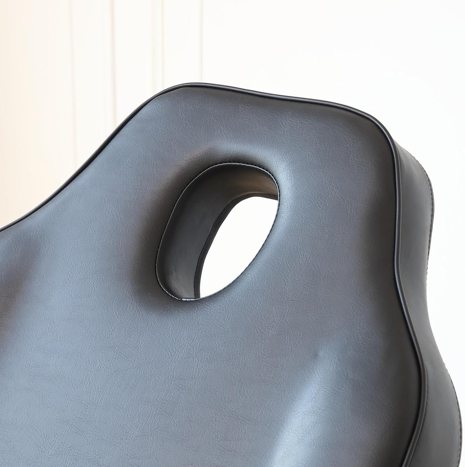Hydraulic Massage Table 360° Swivel Adjustable Beauty Bed w/ Stool Black - Kwikley