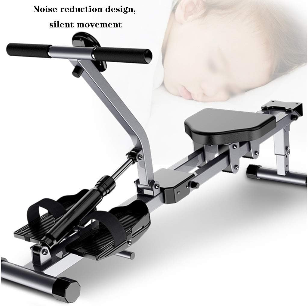 Hydraulic Rowing Machine 12 - Level Resistance Quiet Foldable Home Rower 150KG - Kwikley