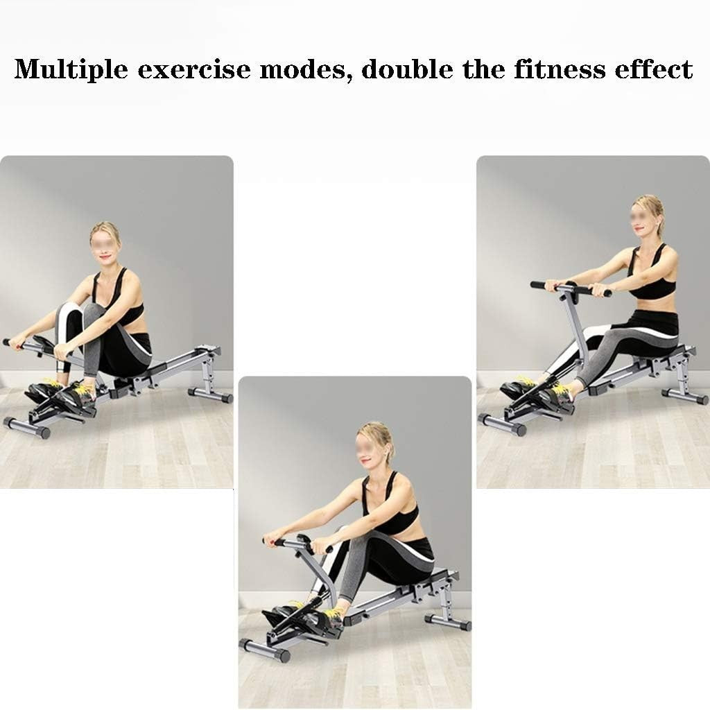 Hydraulic Rowing Machine 12 - Level Resistance Quiet Foldable Home Rower 150KG - Kwikley