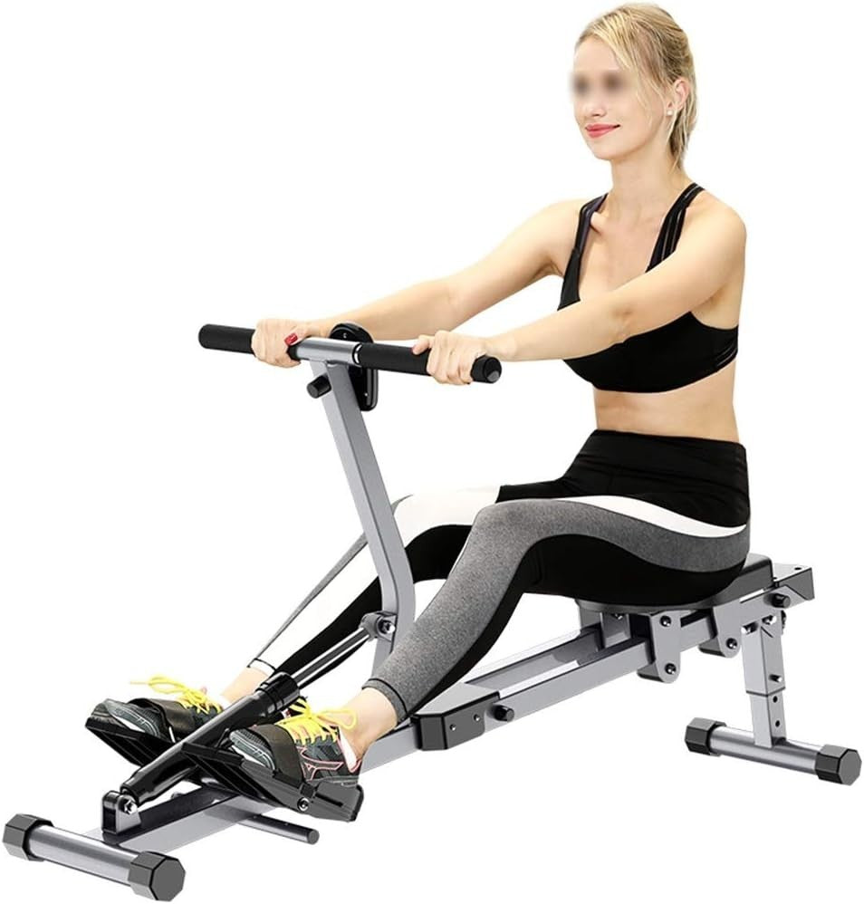Hydraulic Rowing Machine 12 - Level Resistance Quiet Foldable Home Rower 150KG - Kwikley