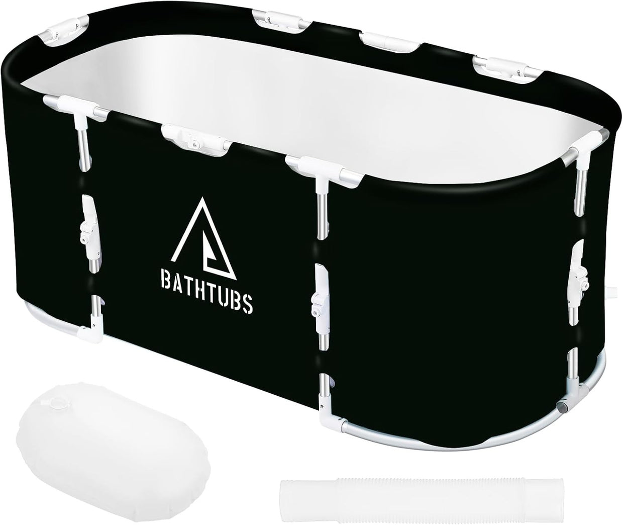 Ice Bath Tub for Athletes | Portable Foldable Hot & Cold Plunge Spa Tub - Kwikley