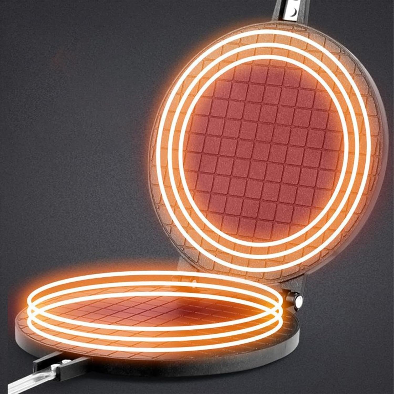 Ice Cream Cone Crepe Maker | Large Alloy Waffle Cone Mold for Crispy Snacks - Kwikley