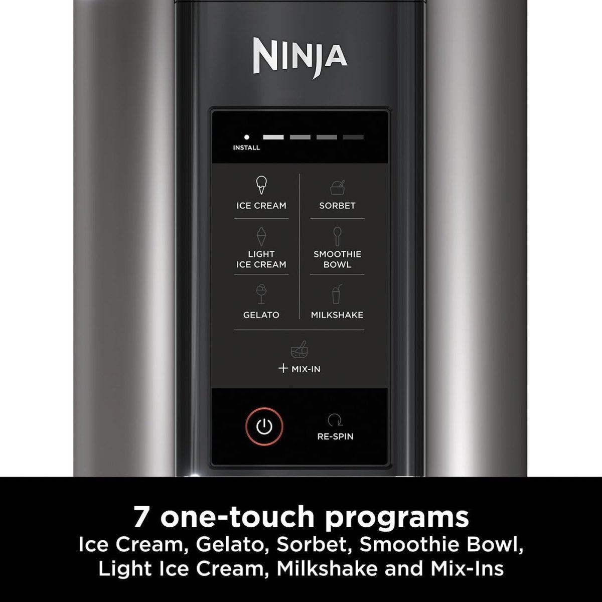 Ice Cream Maker Machine 7 Programs 2L Frozen Desserts With Extra Tubs - Kwikley