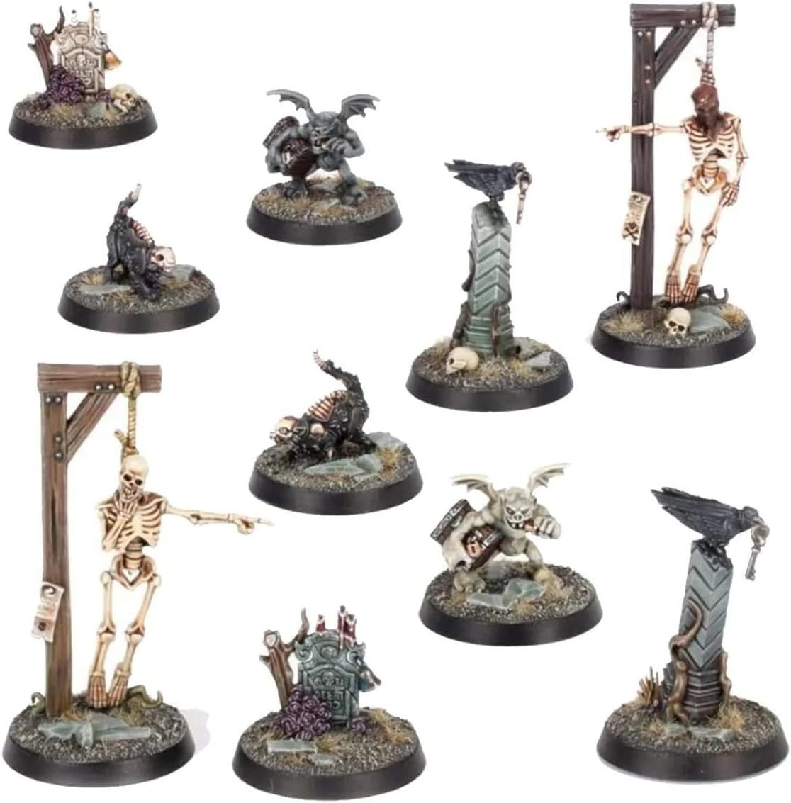 Immersive Fantasy Board Game Set – Cursed City Adventure Miniature Kit - Kwikley