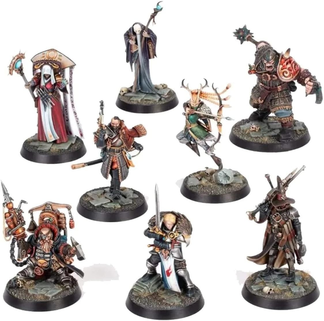Immersive Fantasy Board Game Set – Cursed City Adventure Miniature Kit - Kwikley