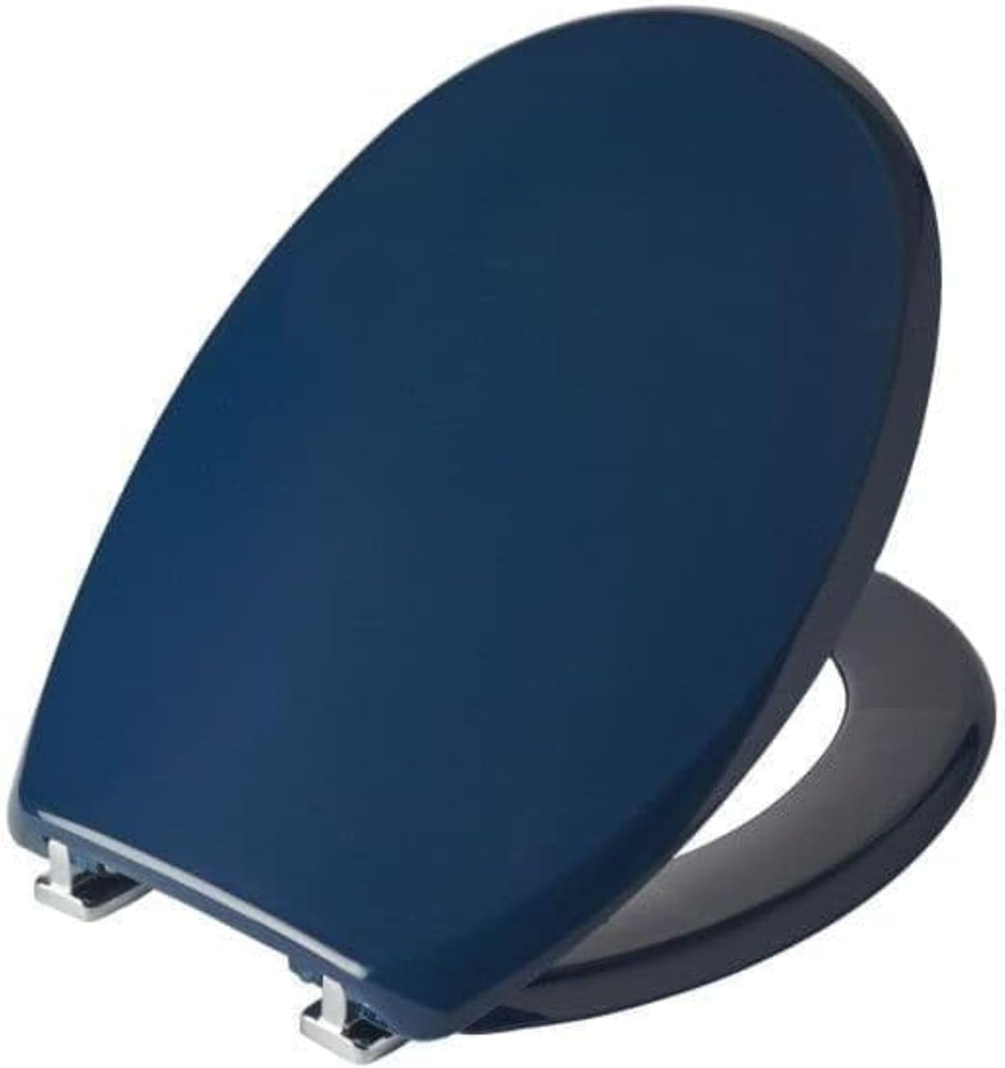 Indigo Blue Toilet Seat | Ultra - Fix, Thermoplastic, Adjustable Hinges - Kwikley