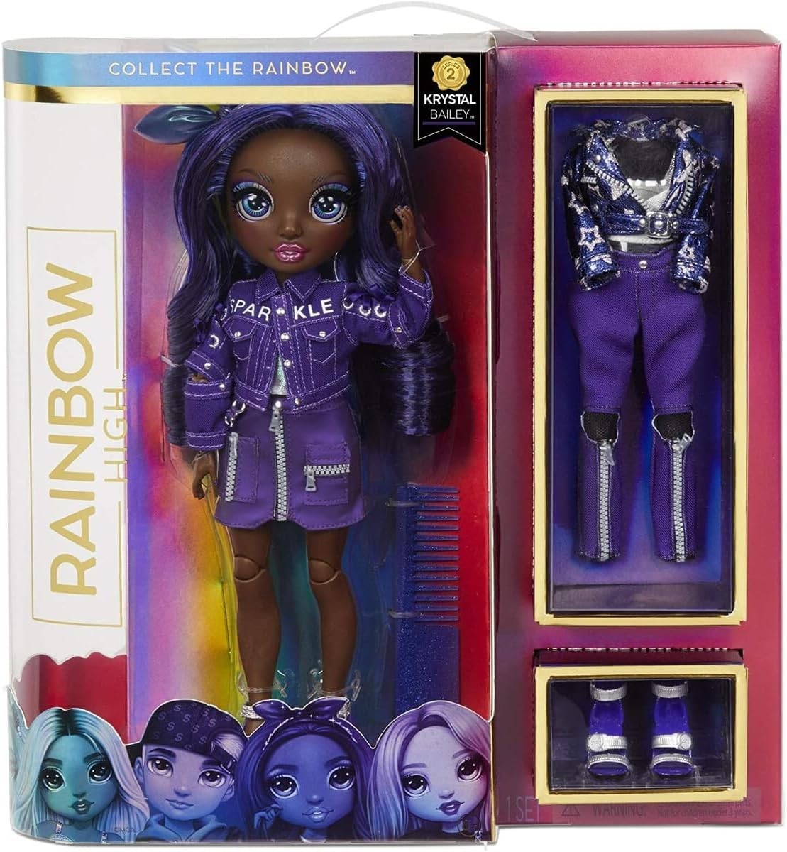 Indigo Fashion Doll Two Luxury Outfits Accessories Stand - Kwikley