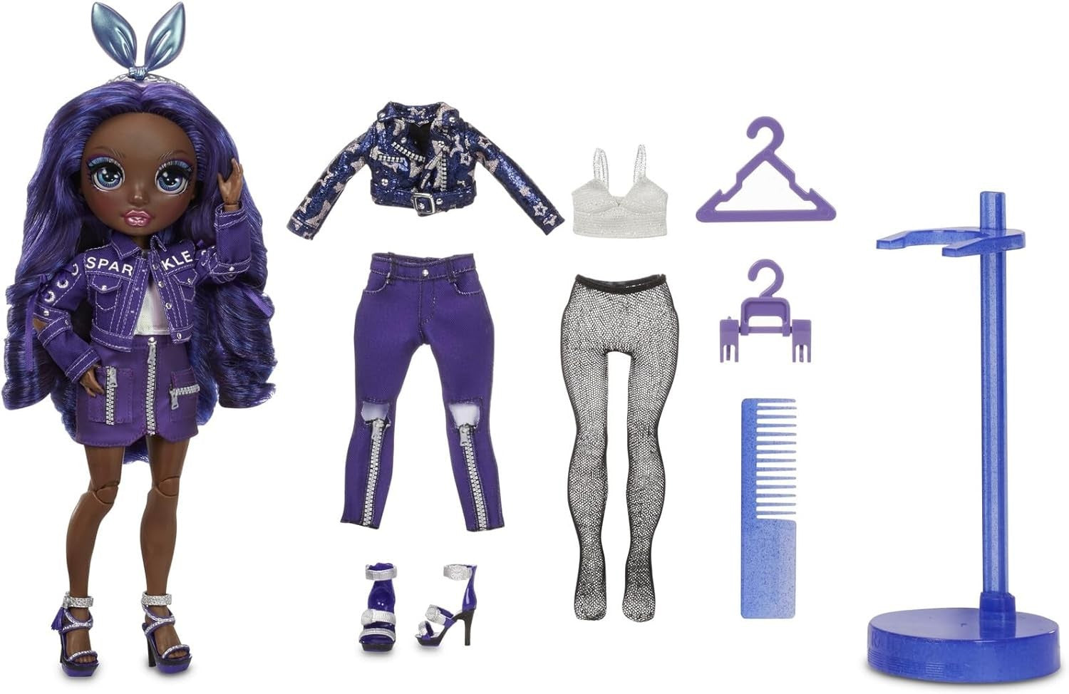 Indigo Fashion Doll Two Luxury Outfits Accessories Stand - Kwikley