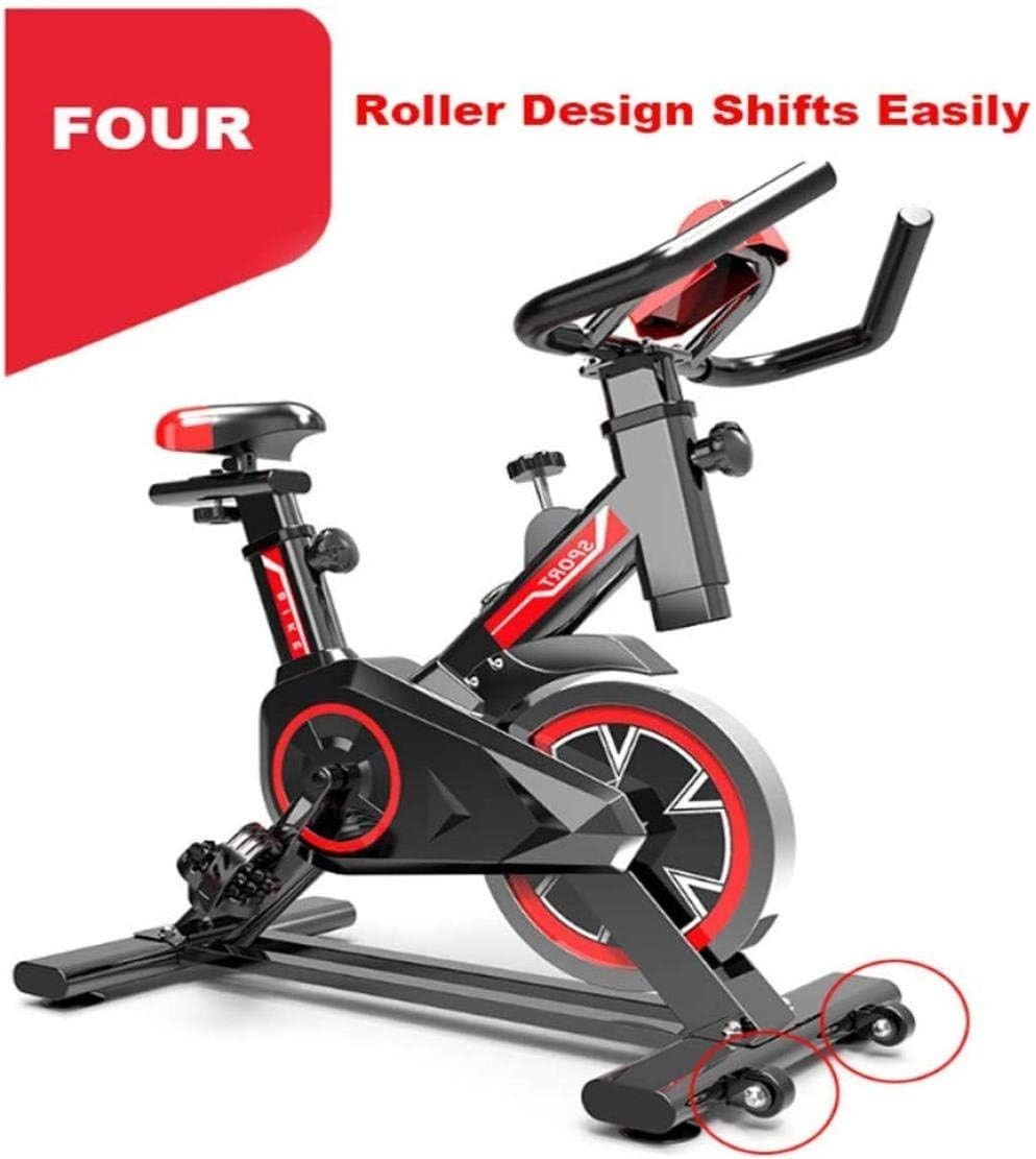 Indoor Adjustable Exercise Bike w/ Multi - Level Resistance & Comfort Seat - Kwikley