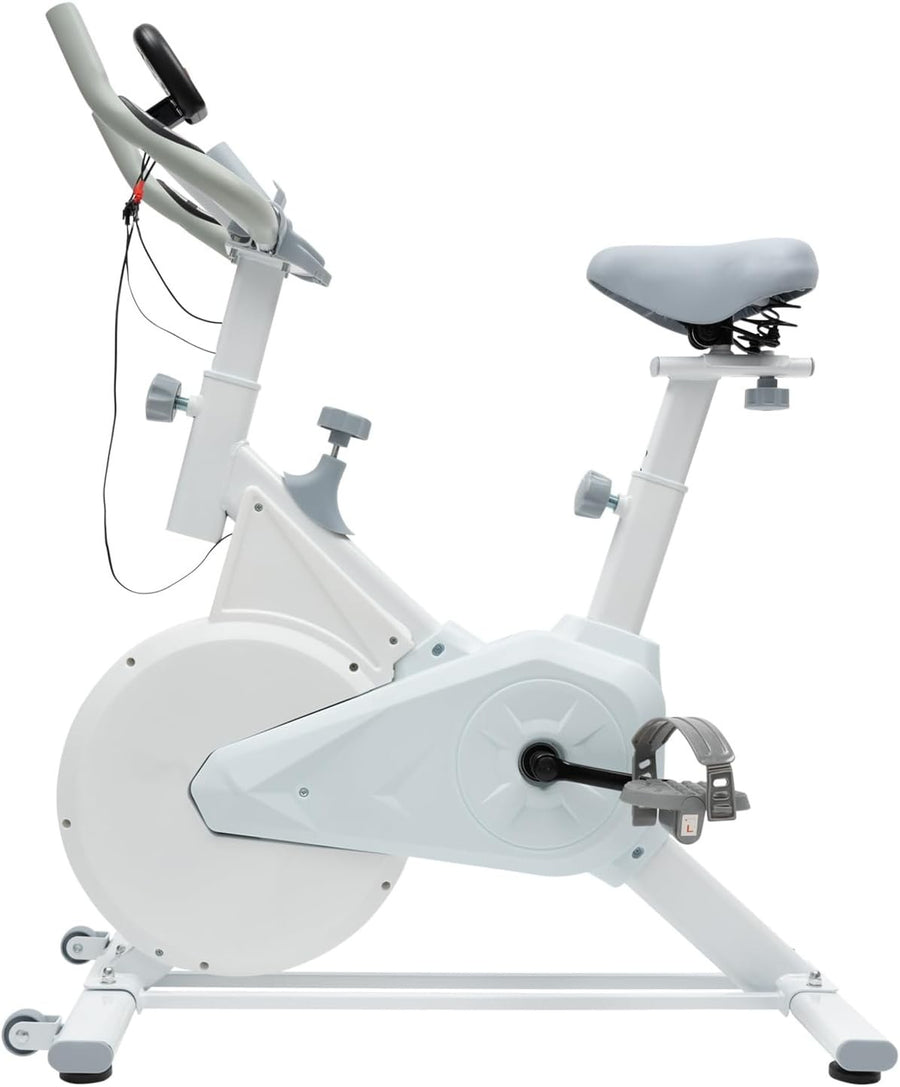 Indoor Exercise Bike w/ Adjustable Resistance, Silent Brake & 8.8lb Flywheel - Kwikley
