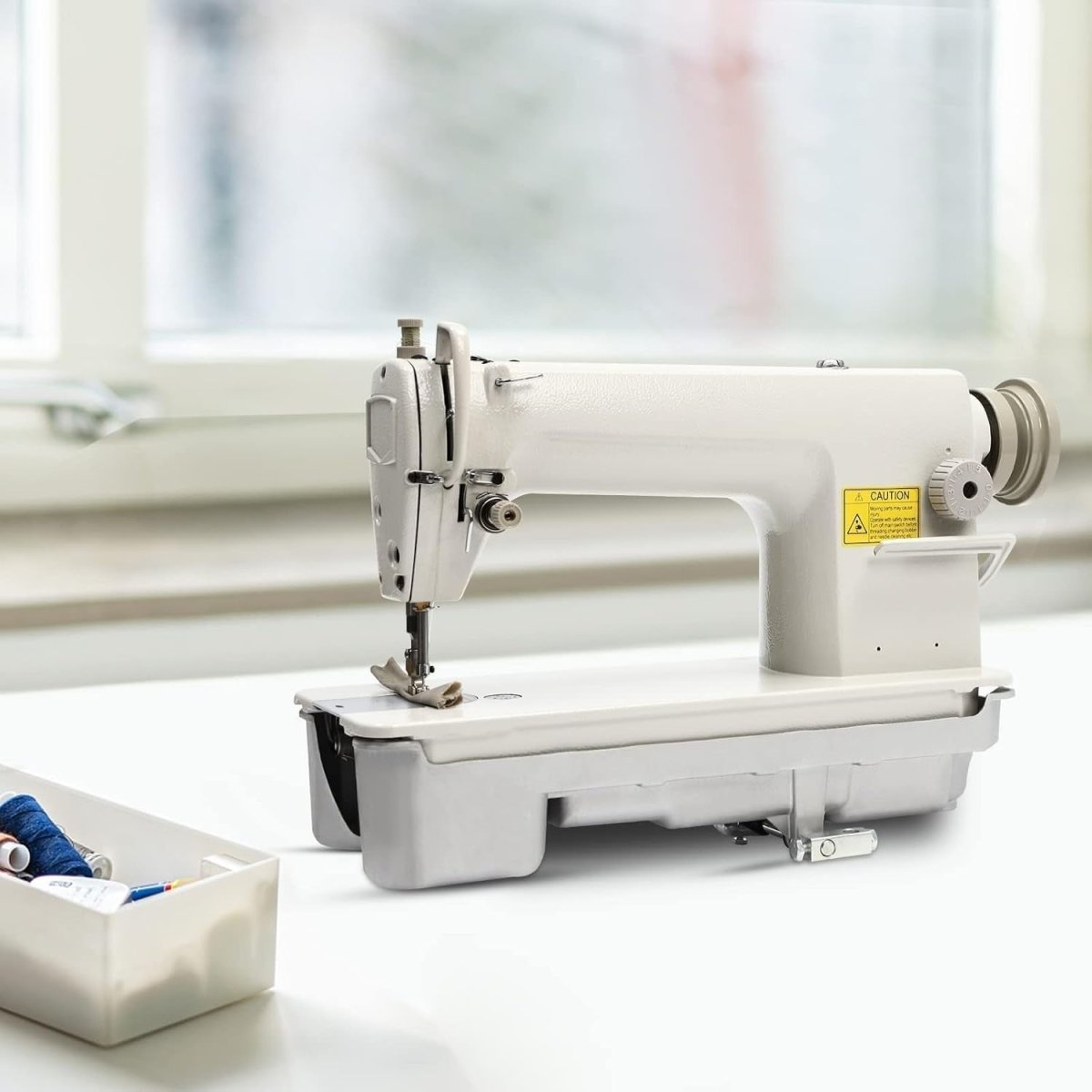 Industrial Sewing Machine Heavy Duty Straight Stitch Leather Fabric - Kwikley