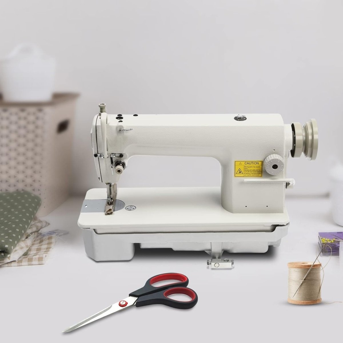 Industrial Sewing Machine Heavy Duty Straight Stitch Leather Fabric - Kwikley