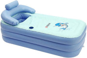 Inflatable Foldable Adult Bath Tub Ice Spa PVC Free - Standing Tub w/ Massage - Kwikley