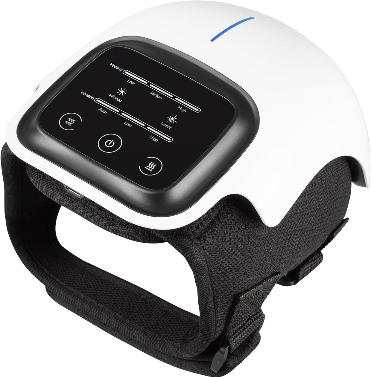 Infrared Knee Massager Pain Relief Heat Vibration Cordless Laser Therapy - Kwikley