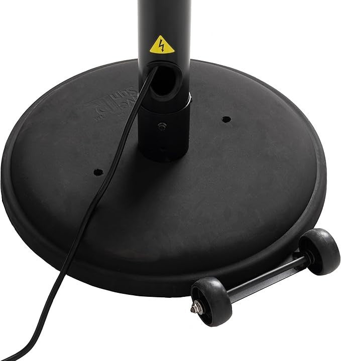 Infrared Patio Heater 1500W Offset Pole Mounted Windproof & Indoor Outdoor - Kwikley