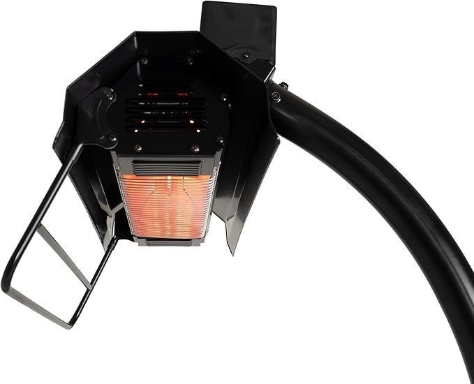 Infrared Patio Heater 1500W Offset Pole Mounted Windproof & Indoor Outdoor - Kwikley