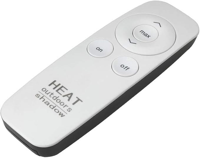 Infrared Patio Heater 2kW Remote | Low Glare | Waterproof | Wall Mount - Kwikley