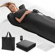 Infrared Sauna Blanket w/ Remote – Detox, Slimming, 113–176℉ Portable Spa - Kwikley