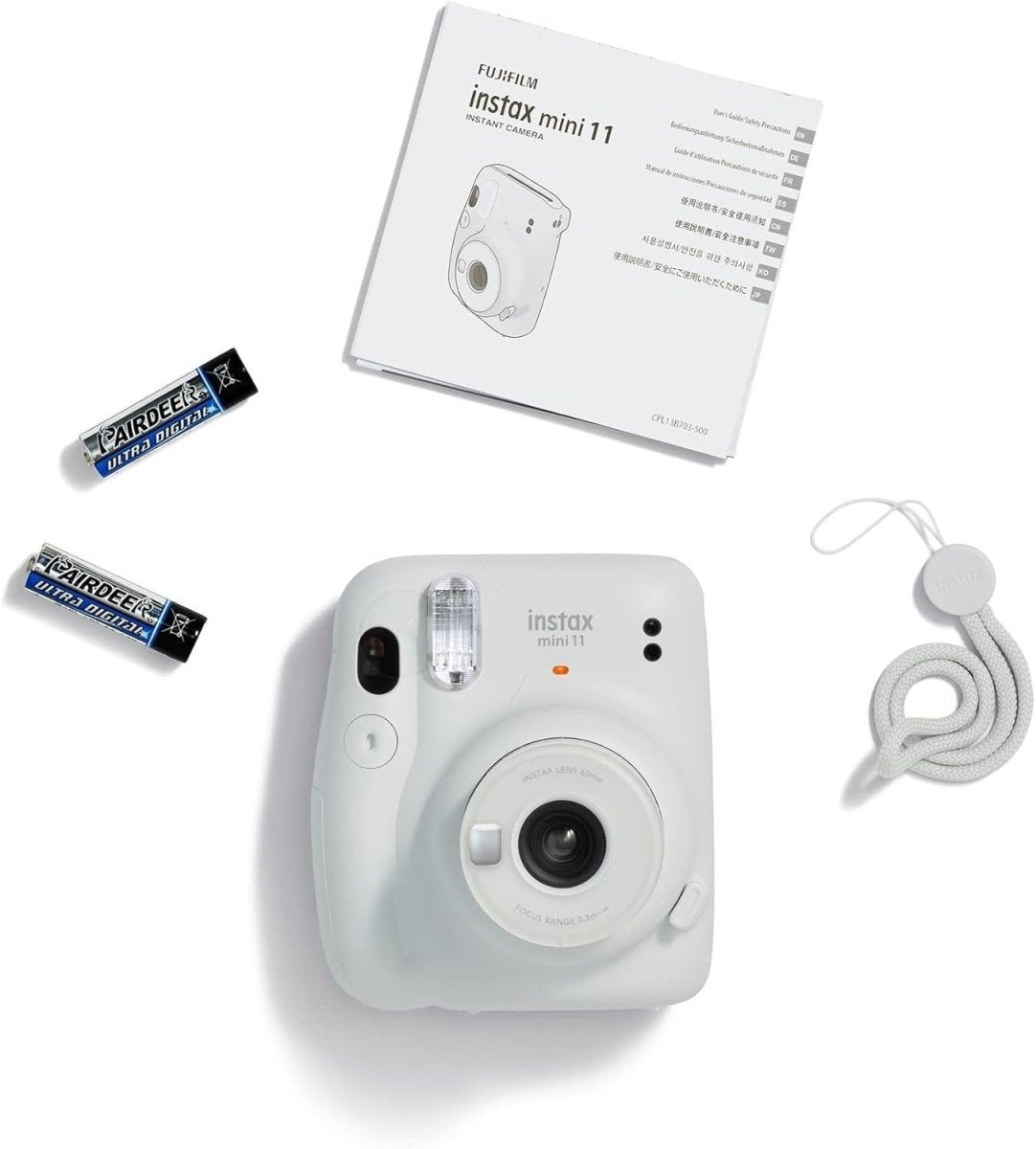 Instant Camera Selfie Mirror Auto Exposure Mini Photo Camera White - Kwikley